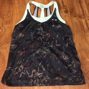 Oakley workout tank with built in sports bra